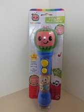 Cocomelon Toy Microphone For Kids Musical Toy For Toddlers W/ Built-in Cocomelon