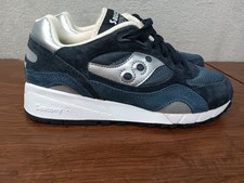 Saucony Shadow 6000 Original Unisex Size 6 Navy Blue And Silver Trainer Shoes