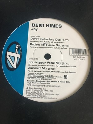 Deni Hines - Joy Electronic House 12'' Schallplatte 98675