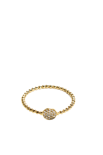 Designer Womens 18K Yellow Gold Diamond Pave Dainty Three Ring Set Size 6 3.2g - Picture 7 of 12