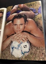PLAYGIRL Magazine Clips 18 “The Butt” Eric Reins Soccer Hunk & Peeping Security