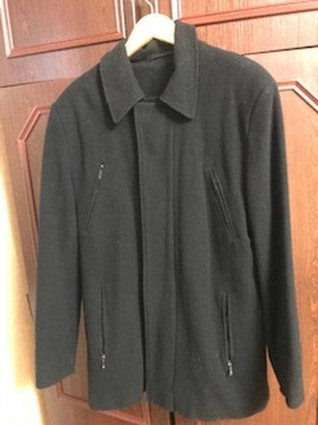 Men Pierre Cardin Coat Black 40 / L