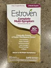 Estroven Complete Multi-Symptom Menopause Relief 60 Caplets exp 2026