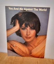 HELEN REDDY  Sheet Music  YOU AND ME AGAINST THE WORLD  1975  Almo Music Corp.