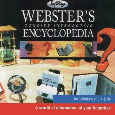 Websters Concise Interactive Encyclopedia CD - Wie Neu