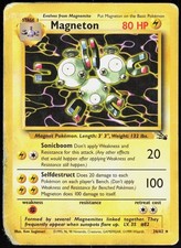 Fossil Magneton 26/62 Rare Pokemon Unlimited DMG on eBay