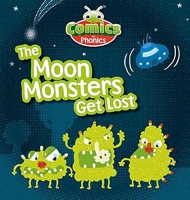 Bug Club Comics for Phonics Set 12 Yellow The Moon Monsters Get Lost, Very Good 