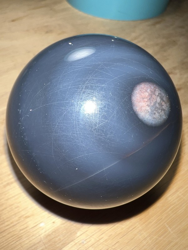 2.25” agate sphere Grounding Stone #663