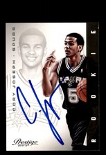 Signed Basketball Card Auto Cory Joseph 2012-13 Panini Prestige #200 Spurs