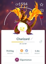Gigantamax Charizard Pokemon 0006 GO TD