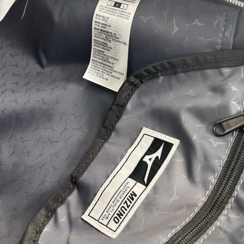 Mizuno MVP Backpack 89730 Baseball Softball Sports Bag Black White Pockets - Picture 19 of 20