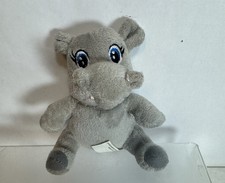 Garanimals Baby Small Hippopotamus Plush Stuffed Animal Gray Hippo