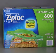 Ziploc Sandwich Bags 4 Packs of 150