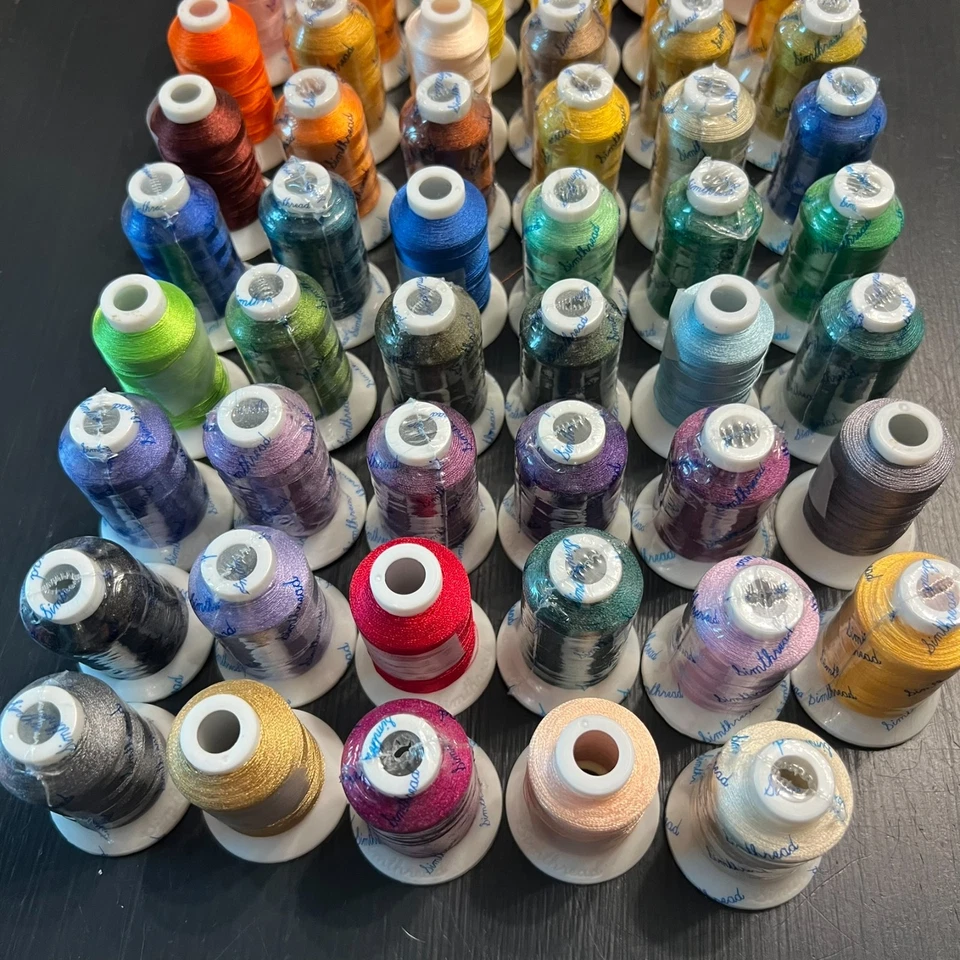 59 Spools Brother Colors Embroidery Machine Thread New Brothread - Image 3 of 4