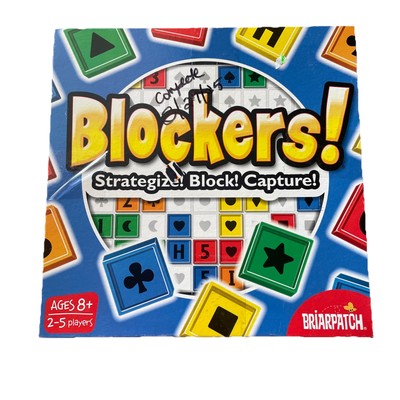 Blockers Strategic Block Capture Game Brairpatch Open Box Strategy HTF Complete