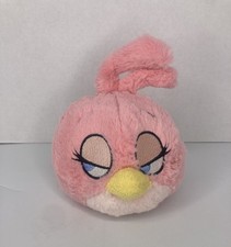 Angry Birds Bubbles Pink Bird Plush Stella Rovio 2012 Commonwealth No Sound