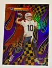 2025 TOPPS FINEST NFL DRAKE MAYE TORCHERS PURPLE REFRACTOR SP #/125 PATRIOTS