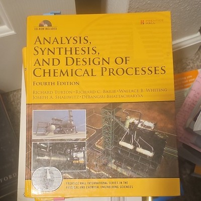 Prentice Hall Analysis Synthesis & Design Chemical Processes 4th Ed CD-ROM 2009