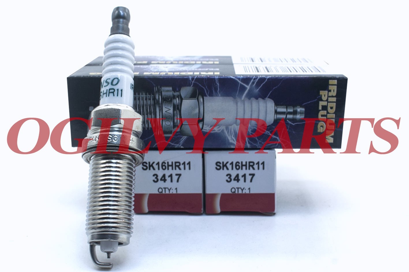 New 3417 Iridium Long Life 4 Spark Plugs For Camry 90919-01233 Dens SK16HR11