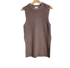 Wilfred Aritzia Merino Wool Tunic Sweater Medium Sleeveless Pullover Knit