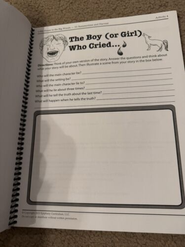 Moving Beyond the Page 8-10 Language Arts Little House In The Big Woods Workbook - Picture 7 of 7
