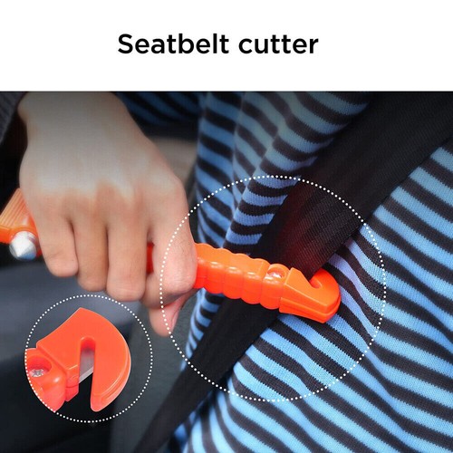 Car Safety Hammer Window Glass Breaker Emergency Escape Cutter Safe Hammer NEW - Picture 4 of 12