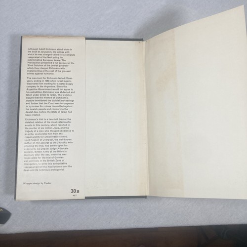 The Trial of Adolf Eichmann by Lord Russell of Liverpool First 1st Edition Good. - Foto 11 di 24