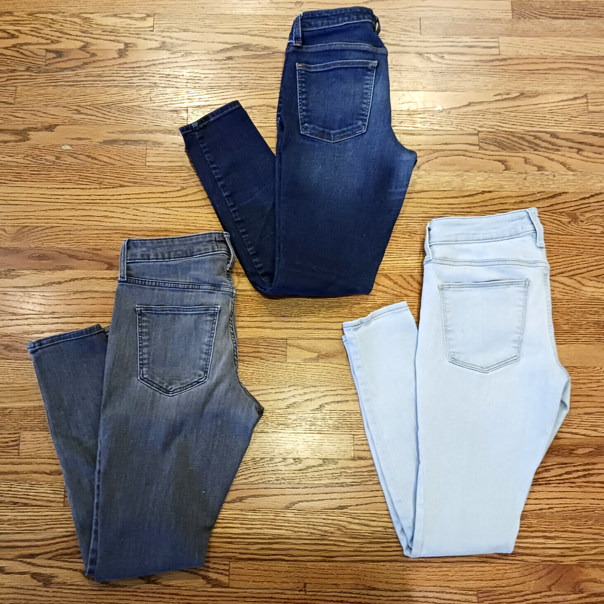 Universal Thread Jeans Womens 3 Pairs Sz 4/27 Dark Wash