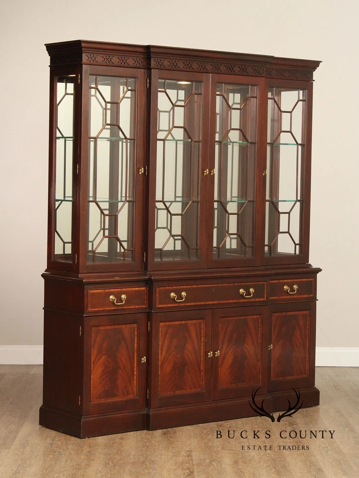 Stickley Classics Collection Inlaid Mahogany China Cabinet - Image 2 of 4