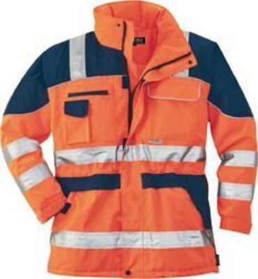 ELTEX Warnschutzparka orange-blau Arbeitsparka 