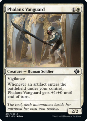 x1 Phalanx Vanguard BRO MTG 19/287 COMMON M/NM 1x