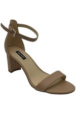 Nine West Leather Dress Sandals Pruce Natural
