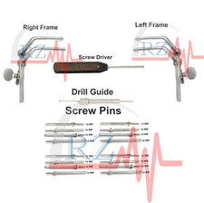Caspar Distrattore Cervicale Sinistro e Destro Set Perni Vite Avvitatore Guida Trapano