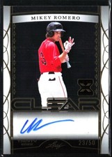 2022 Leaf Trinity Mikey Romero XRC Clear Auto #'d /50
