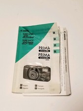 Canon Sure Shot Prima Zoom 85 Manual, Manual Only, No Camera