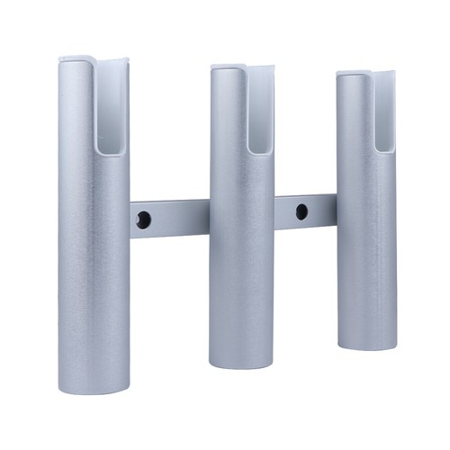 Aluminium 3/4 Tube Fishing Rod Holder for Boat w/Screws Side Mount Sliver & Blue - Picture 14 of 60