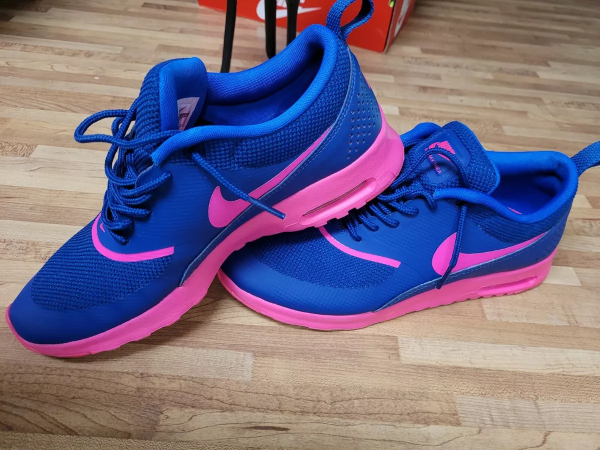 tormenta descuento Incorporar Womens Nike Air Max Thea blue pink 8 | eBay