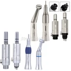 AZDENT Dental Low Speed Straight Contra Angle Handpiece 2 4 Holes Air Motor set