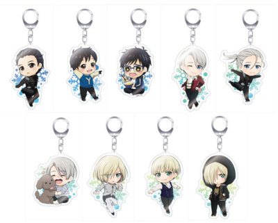 YURI ON ICE - Acrylic Key chain el cute- Yuri Katsuki Victor
