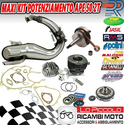 ROAD RACING PERFORMANCE Thermal Group Modification Kit – Piston Cylinder D.55 102cc, Piaggio Ape 50, Vespa, Ø55 - View #6