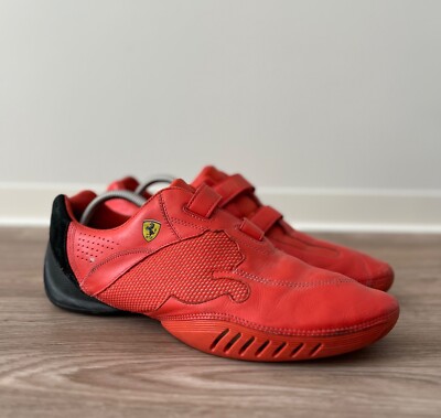 Vintage Puma Ferrari Speed Cat Racing Red Sneakers