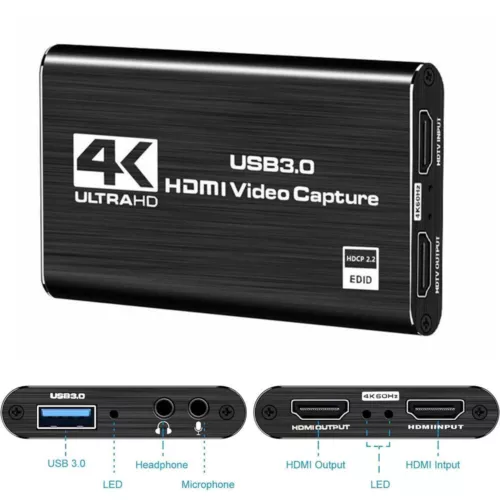 4K Audio Video Capture Card USB 3.0 HDMI Video Capture Device Full HD Recording - Picture 11 of 19