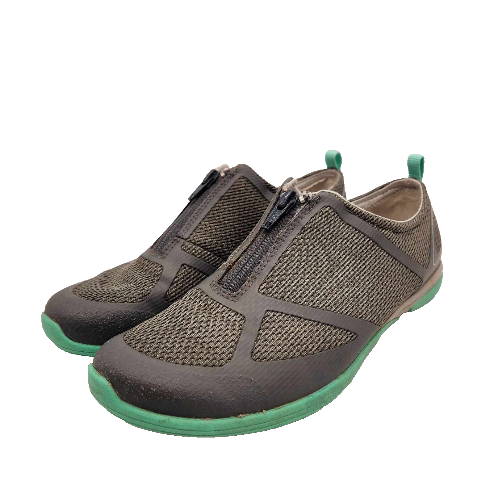 Sneakers sportive Merrell Castlerock grigie a rete con zip e slip on donna 7