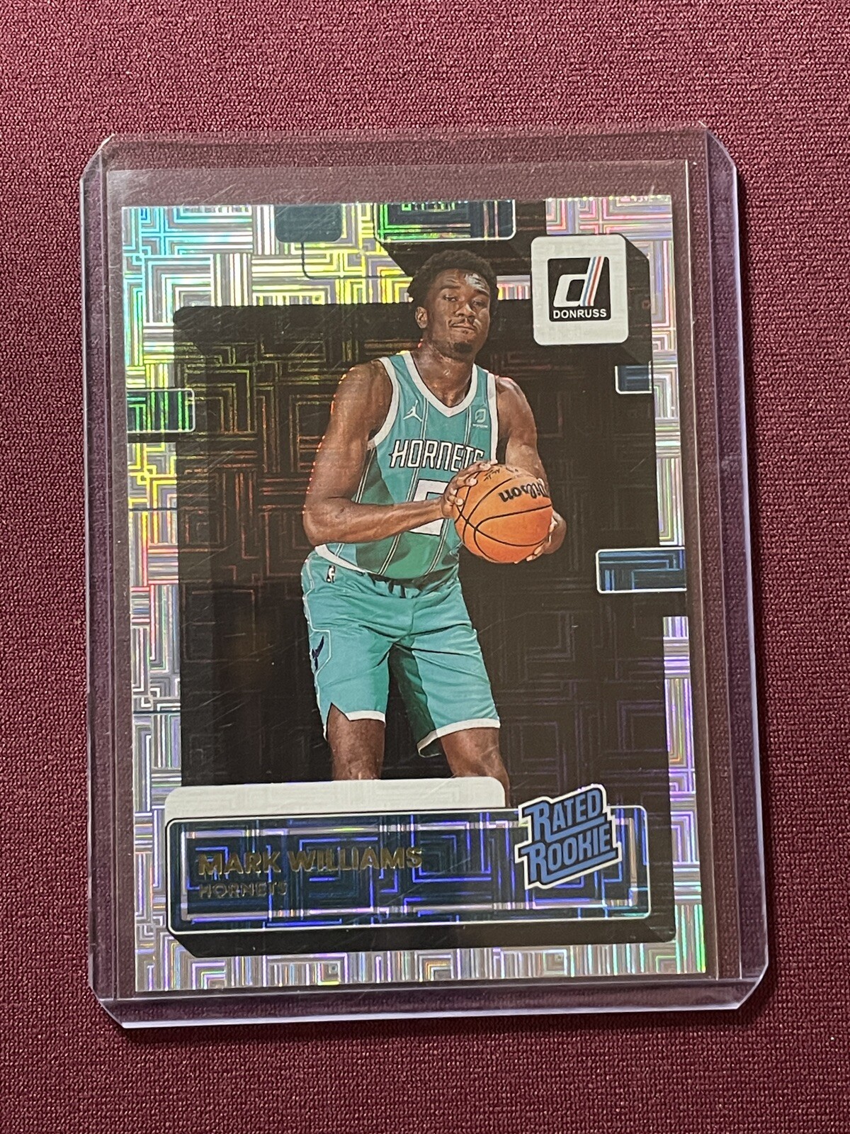 2022-23 Donruss Mark Williams Choice Infinite Silver Rated Rookie #215 Hornets
