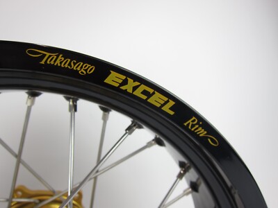 NEW Takasago Excel 17 X 5.00 Rim W Gold Talon Hub 192MM 182MM 8