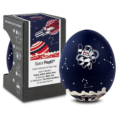 BrainStream BeepEgg Musical / Singing Floating Egg Timer - Space Man