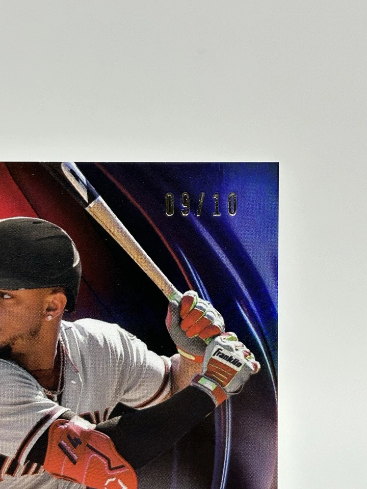 2022 Bowman Platinum Ketel Marte Red #'d 09/10 Arizona Diamondbacks SSP - Image 2 of 3