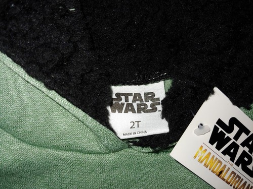Toddler Pull Over Yoda Hoodie size: 2T - Picture 2 of 2