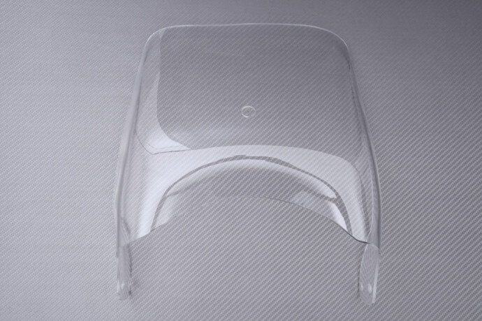 Pare-brise transparent moto Suzuki 250 DR bulle de protection Djebel 2000-2004