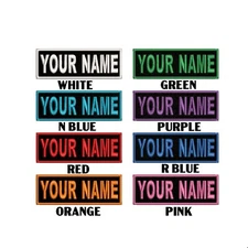 Custom Your Name Personalized Tag Embroidered Iron-on Patch DIY Applique Biker